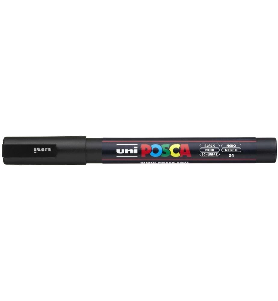 UNI - Marqueur indélébile POSCA 0.9-1.3 mm Noir