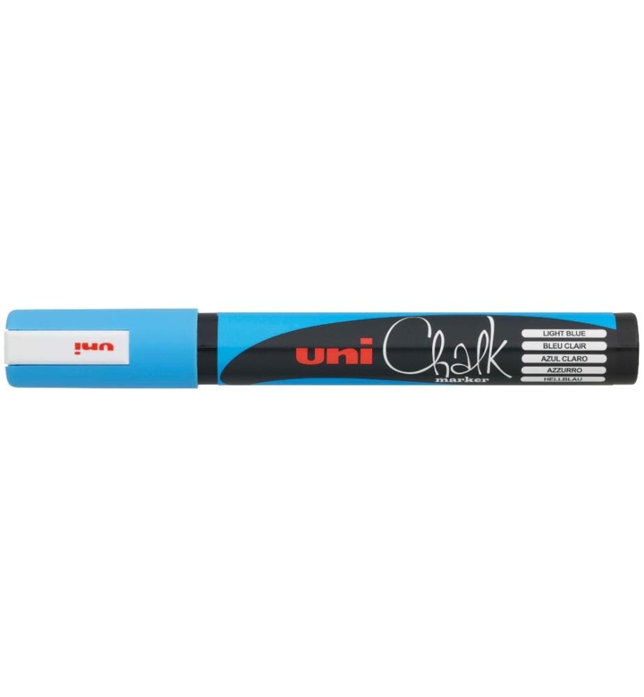 UNI - Marqueur craie liquide UNI - CHALK 1.8 -2.5 mm Bleu clair