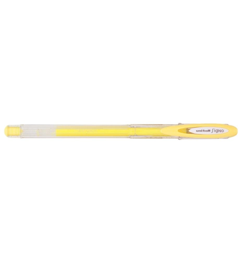 UNI - Stylo à encre gel UNI --ball SIGNO Angelic 1 mm, Jaune
