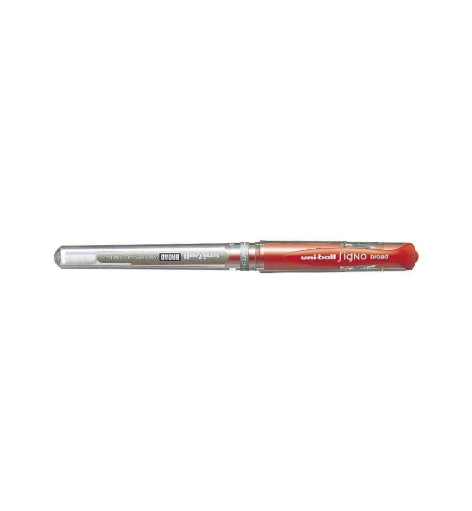 UNI - Stylo à encre gel UNI -BALL SIGNO Broad 1 mm rouge