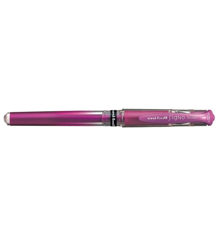 UNI - Stylo à encre gel UNI --ball SIGNO broad 1 mm, Metallic Rose