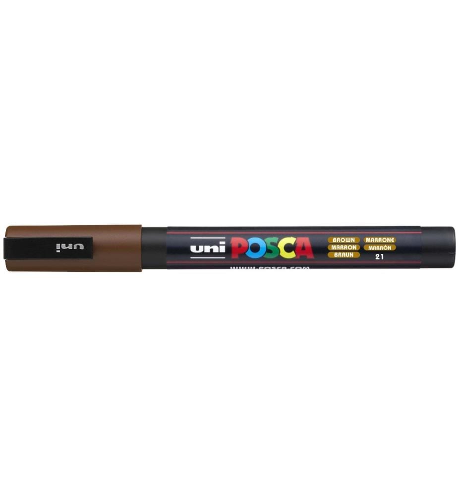 UNI - Marqueur indélébile POSCA 0.9-1.3 mm Marron