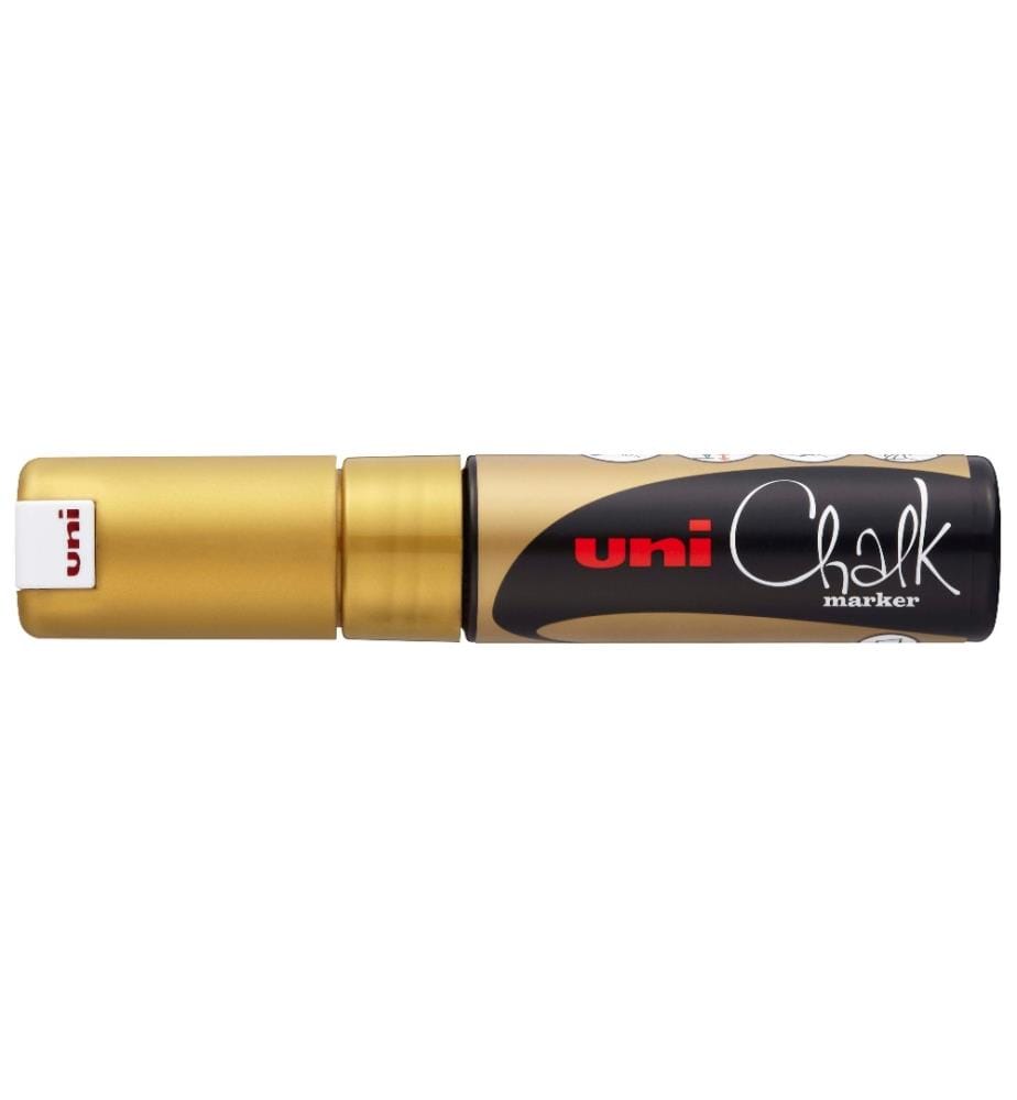 UNI - Marqueur craie liquide UNI - CHALK 8 mm Doré