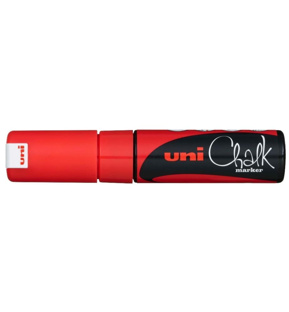 UNI - Marqueur craie liquide UNI - CHALK 8 mm Rouge