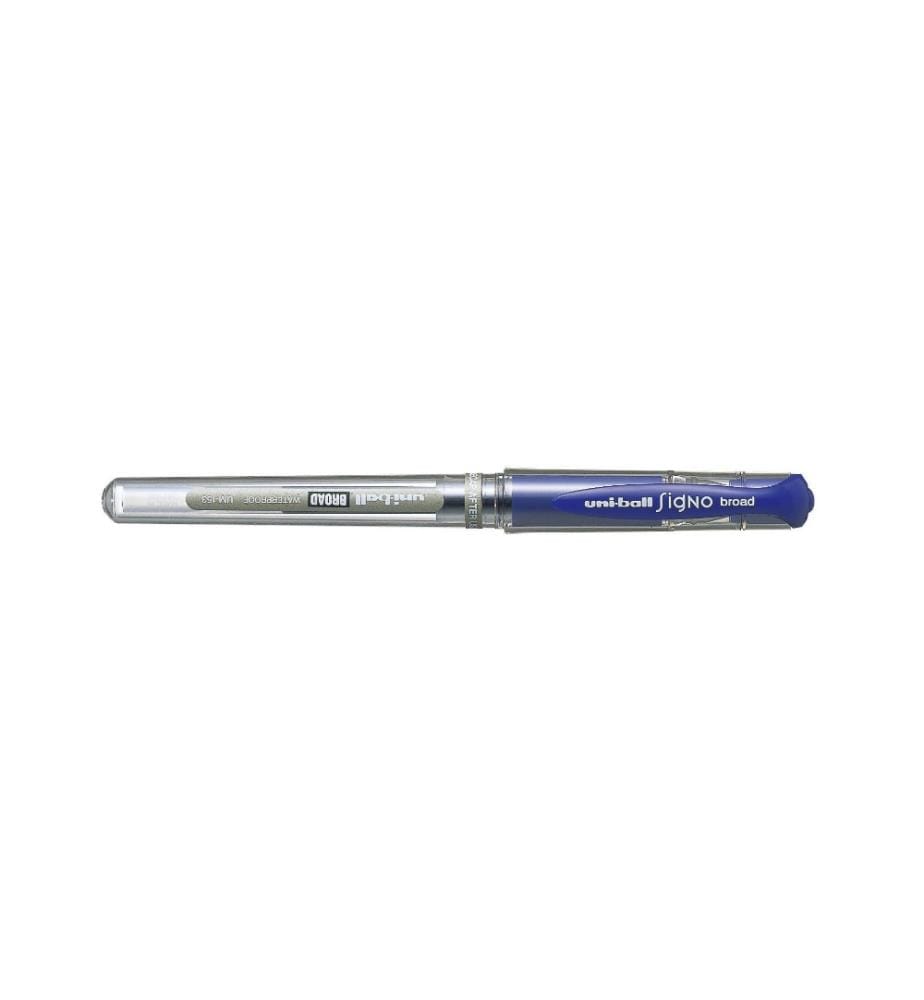 UNI - Stylo à encre gel UNI -BALL SIGNO Broad 1 mm Bleu