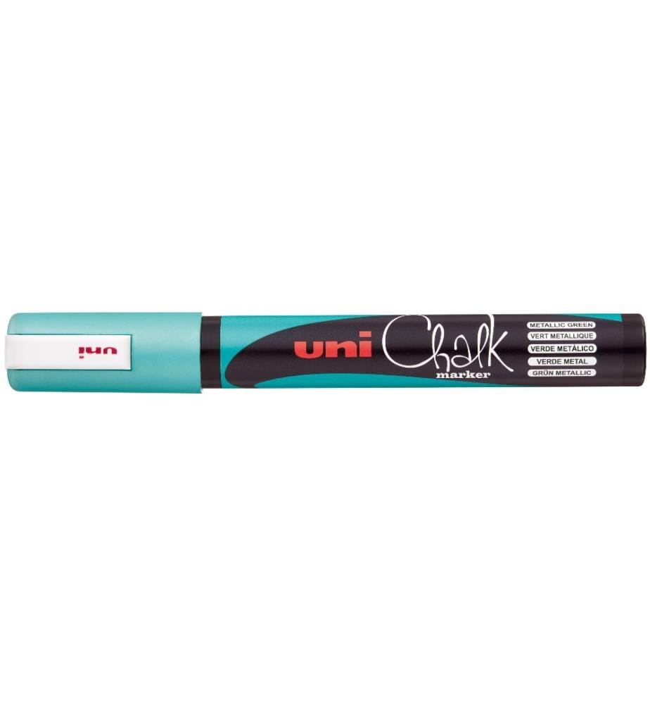 UNI - Marqueur craie liquide UNI - CHALK 1.8 - 2.5 mm Metallic Vert