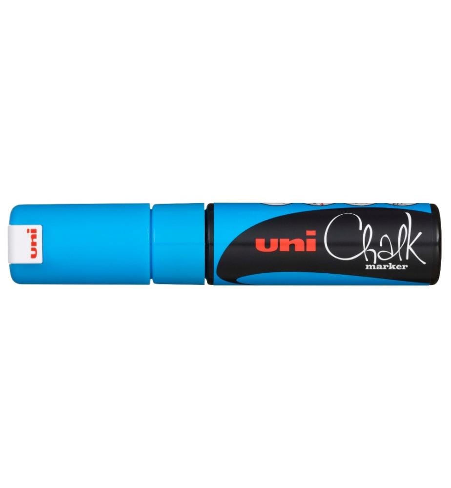 UNI - Marqueur craie liquide UNI - CHALK 8 mm Bleu clair