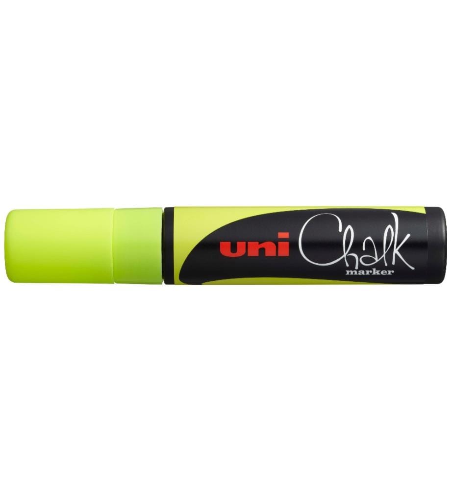 UNI - Marqueur craie liquide UNI - CHALK 15 mm Fluorescent/Jaune