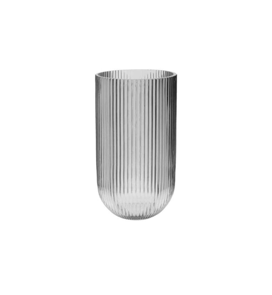 KAHEKU - Vase Relax 34 cm, Transparent