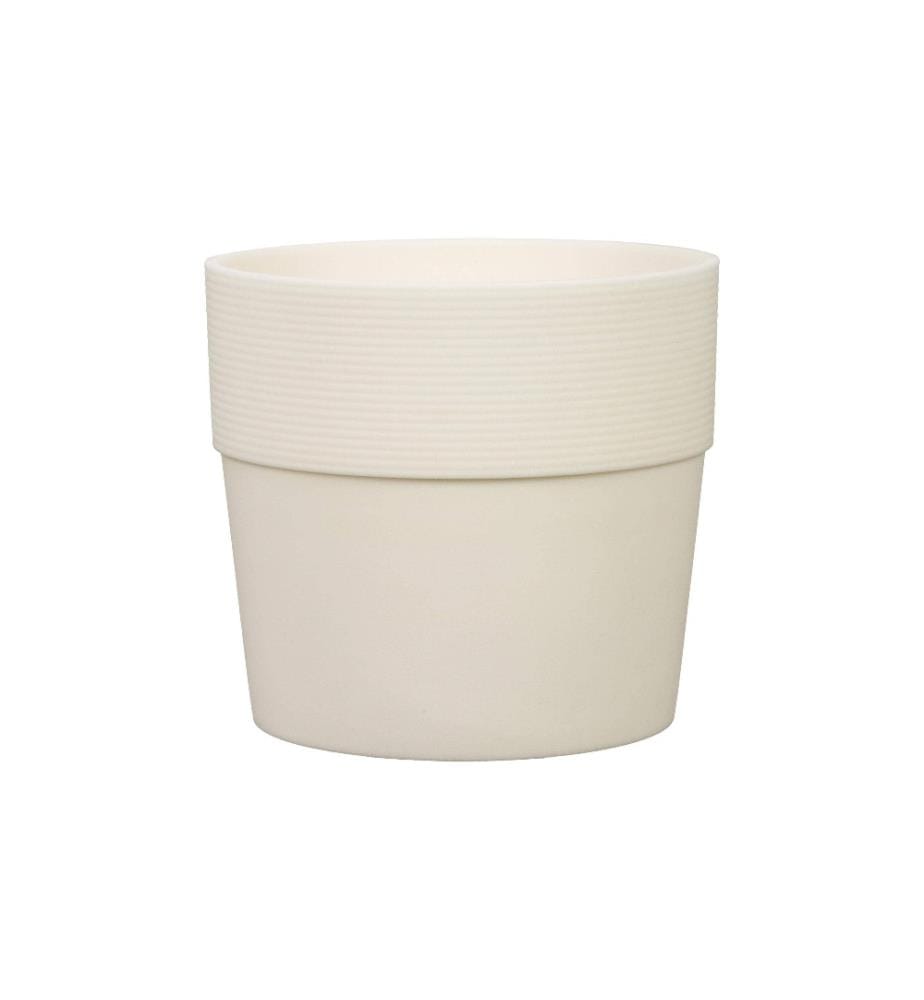SCHEURICH - Pot de fleur Groove 20.5 cm, crème