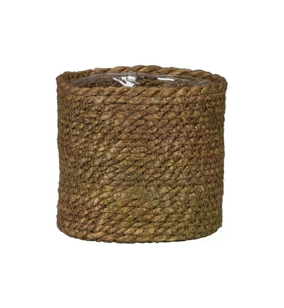 SCHEURICH - Pot de plantes avec film 26 x 23,5 cm, Brun foncé