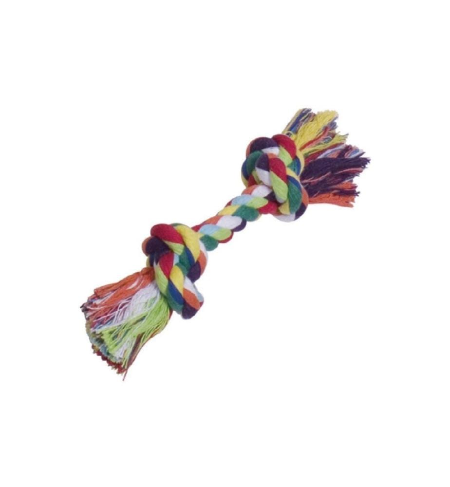NOBBY - Jouet pour chien Corde à nuds, Multicolore