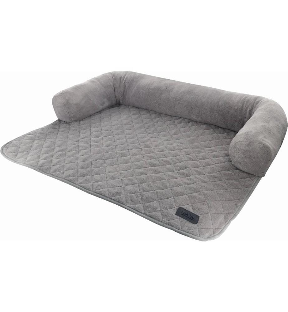 NOBBY - Canapé pour chien Penka, 110 x 85 x 15 cm, gris