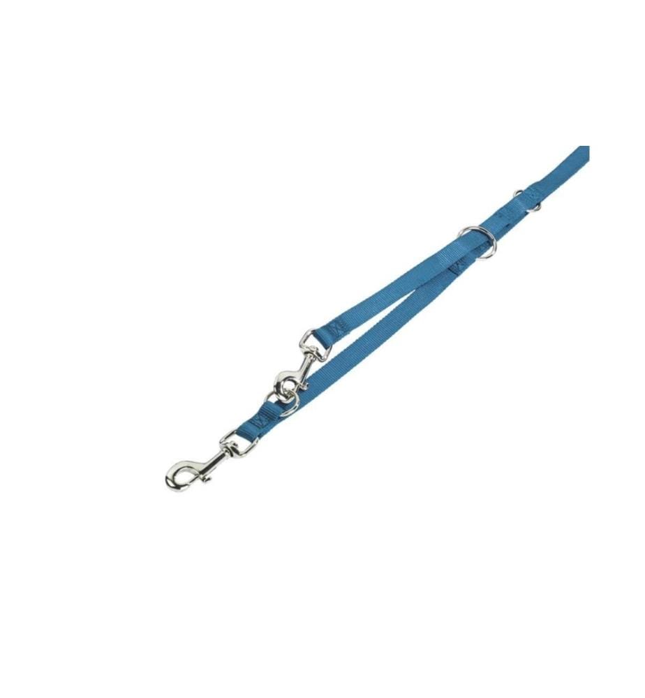NOBBY - Laisse de chien Classic M, 2 m, 20 mm, bleu clair