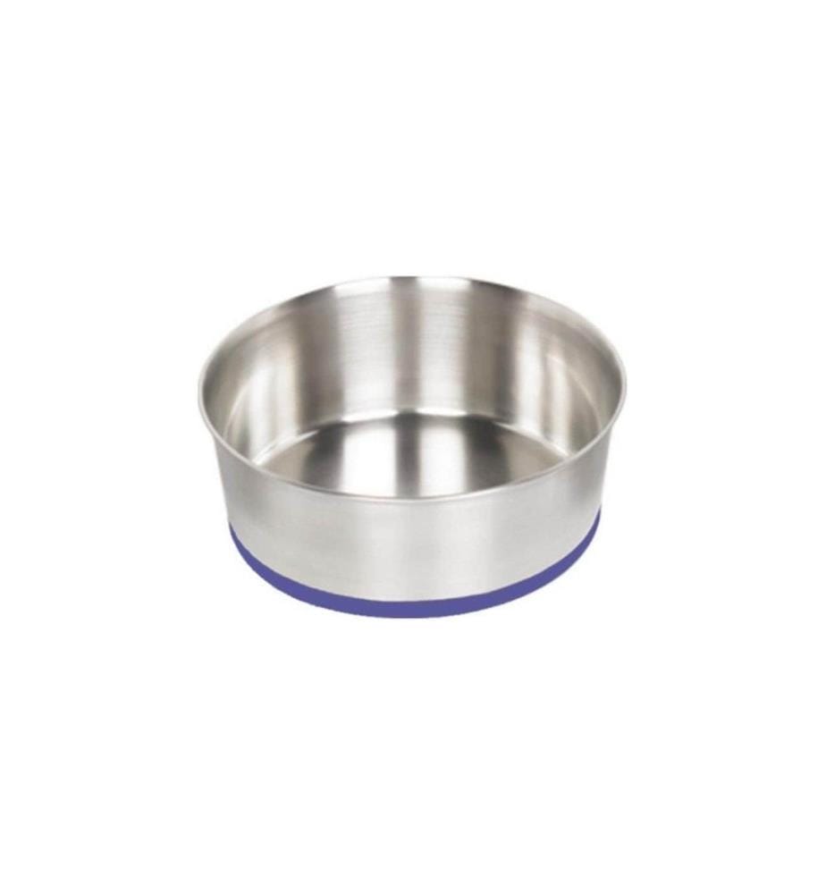 NOBBY - Ecuelle en acier inoxydable Heavy 3.9 l, 27 cm, antidérapant