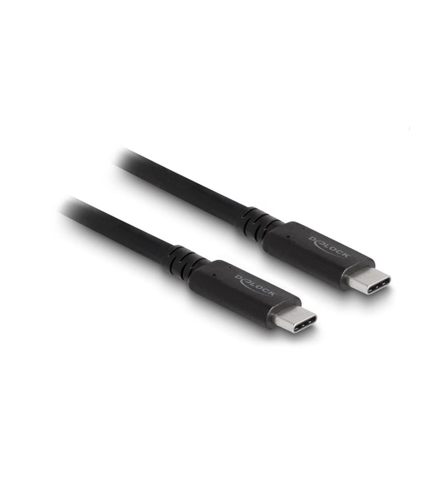DELOCK - Câble USB4 40 Gbps coaxial USB C - USB C 1.2 m
