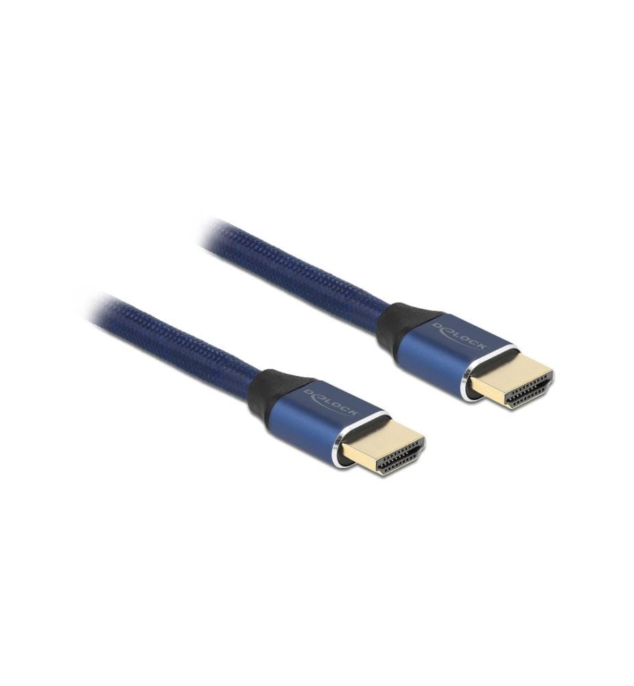 DELOCK - Câble 8K 60Hz HDMI - HDMI, 3 m, Bleu