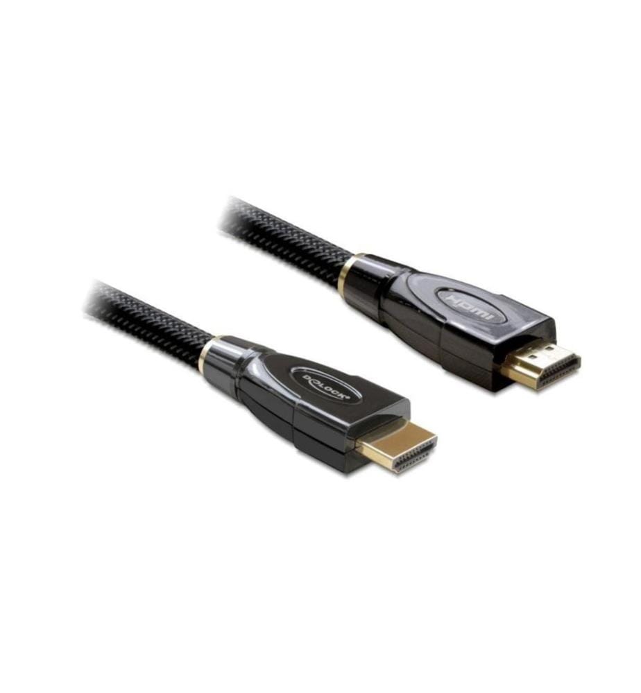 DELOCK - Câble 4K 30Hz HDMI - HDMI, 2 m, Noir