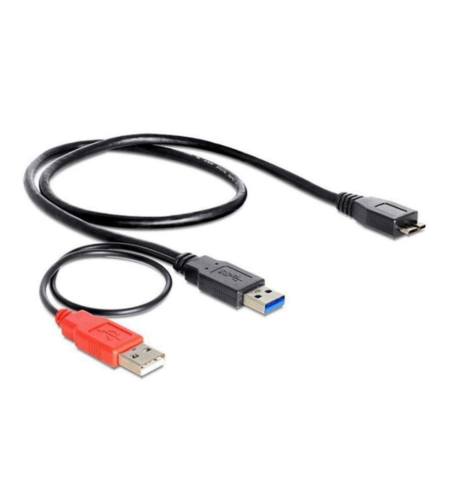 DELOCK - Câble en Y USB 3.0 USB A - Micro-USB B 0.6 m