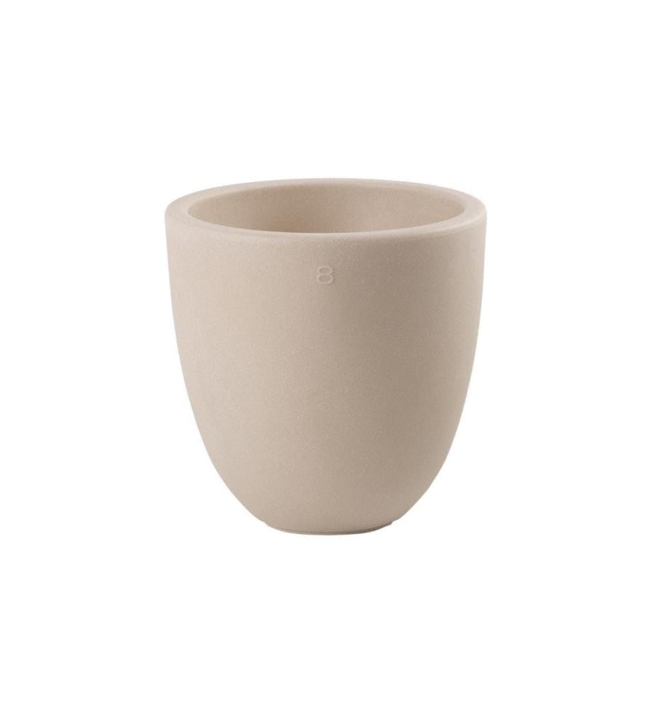 8 SEASONS - Design Pot de fleur SOLAR Shining Curvy Pot S 11L, Sable