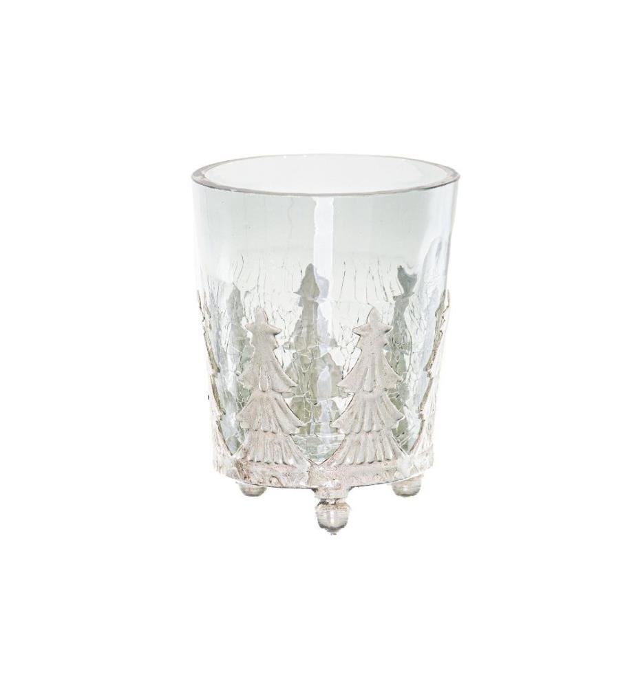 HILL INTERIORS - Arbre de Noël 8 cm, Argenté