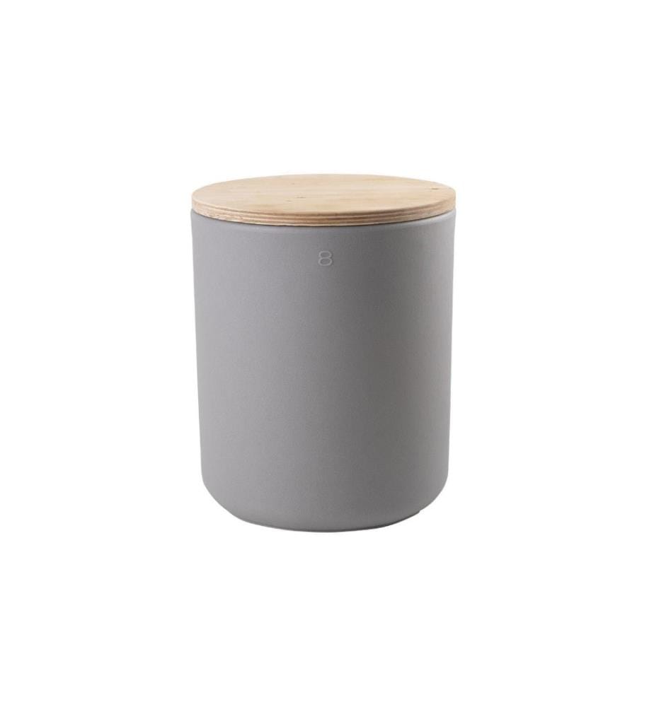 8 SEASONS - Design Pot de fleur SOLAR Shining Elegant Pot S 14L, Gris