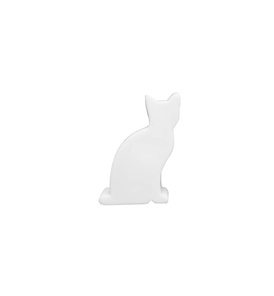 8 SEASONS - Design Bougie à motifs Shining Cat Micro, Blanc