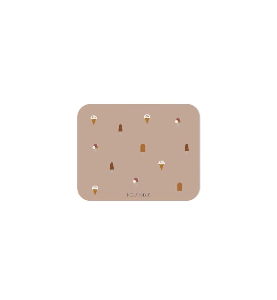 NOUI NOUI - Set de table pour enfants Ice Cream Old Rose 43 x 34 cm