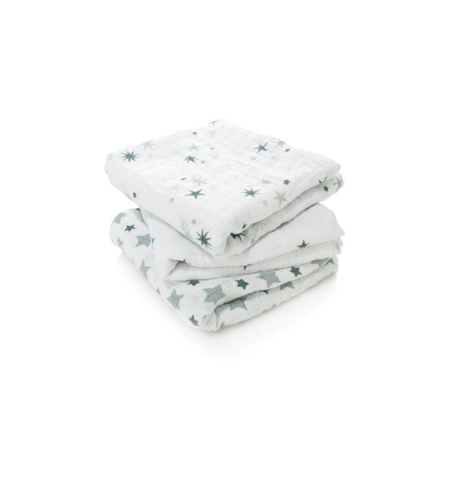 ADEN + ANAIS - Serviette en gaze Twinkle 3-er Set taille 70 x 70 cm