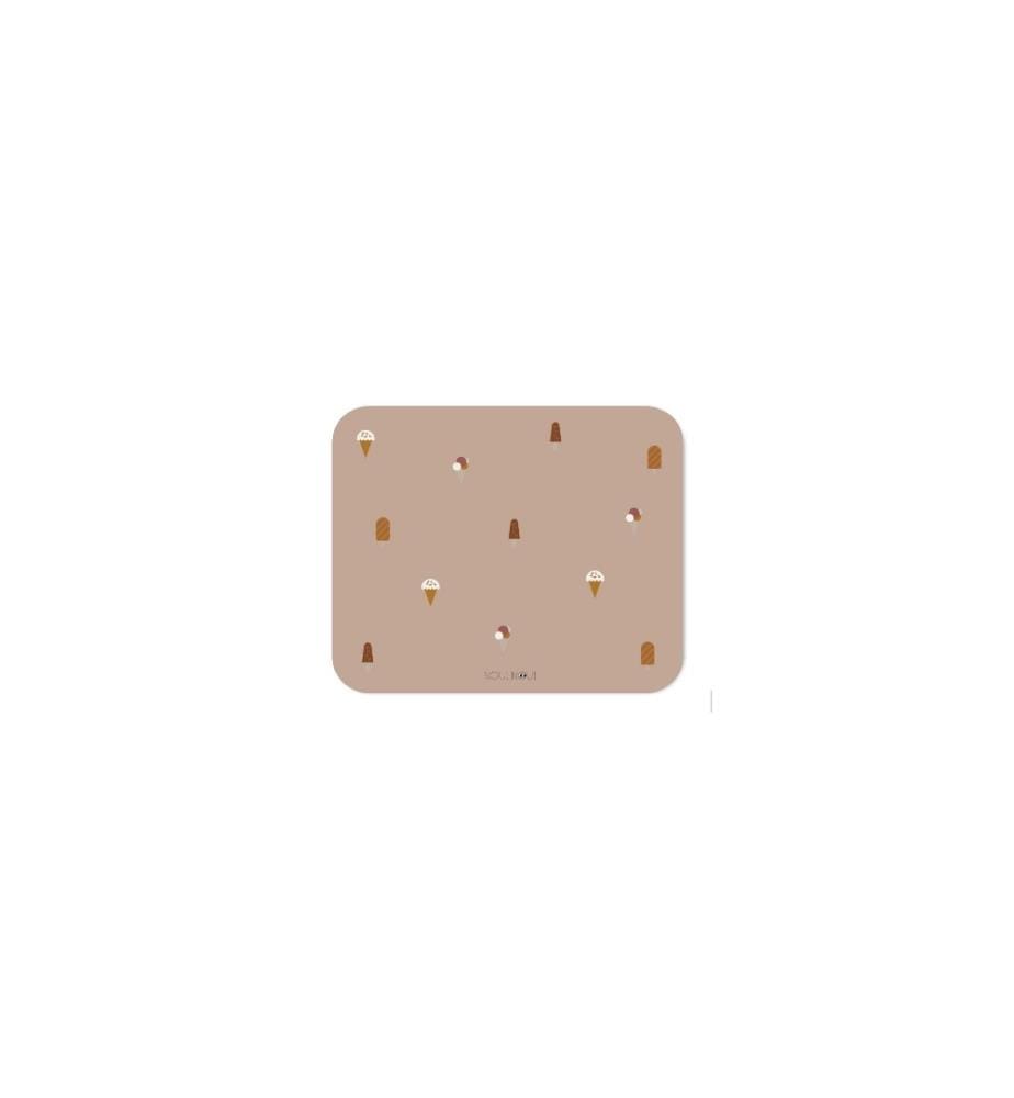 NOUI NOUI - Set de table pour enfants XL Ice Cream Rose 55 x 45 cm