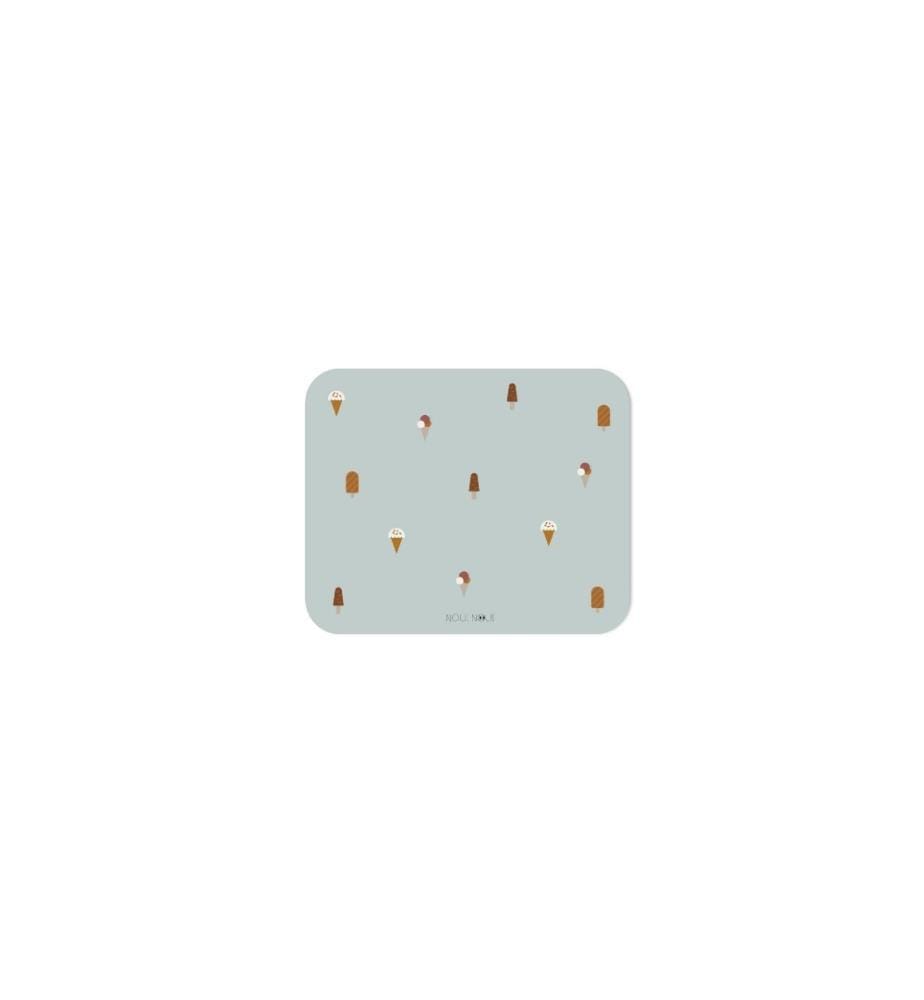 NOUI NOUI - Set de table pour enfants XL Ice Cream Grey Powder 55 x 45 cm