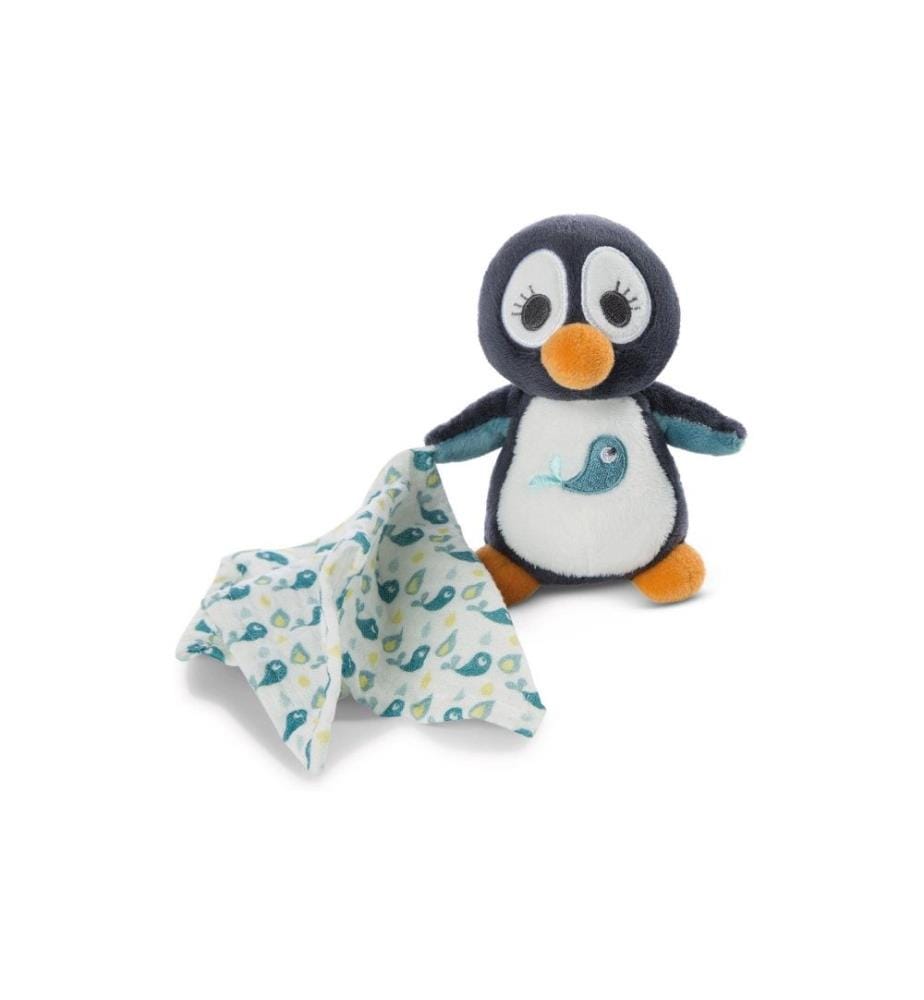 MY FIRST NICI - Jouet en peluche Pingouin Watschili avec tissu de gaze