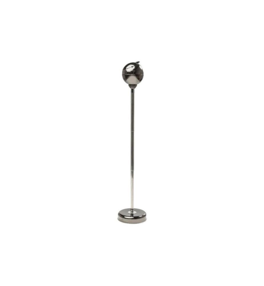 Kare Cendrier sur pied Gunmetal Sphérique Argenté