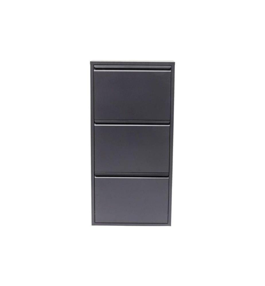 Kare Armoire à chaussures Caruso Acier, Anthracite