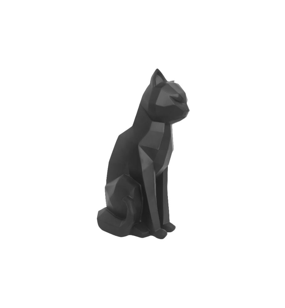 PRESENT TIME - Installateur Origami Chat, Noir, 1 pièce