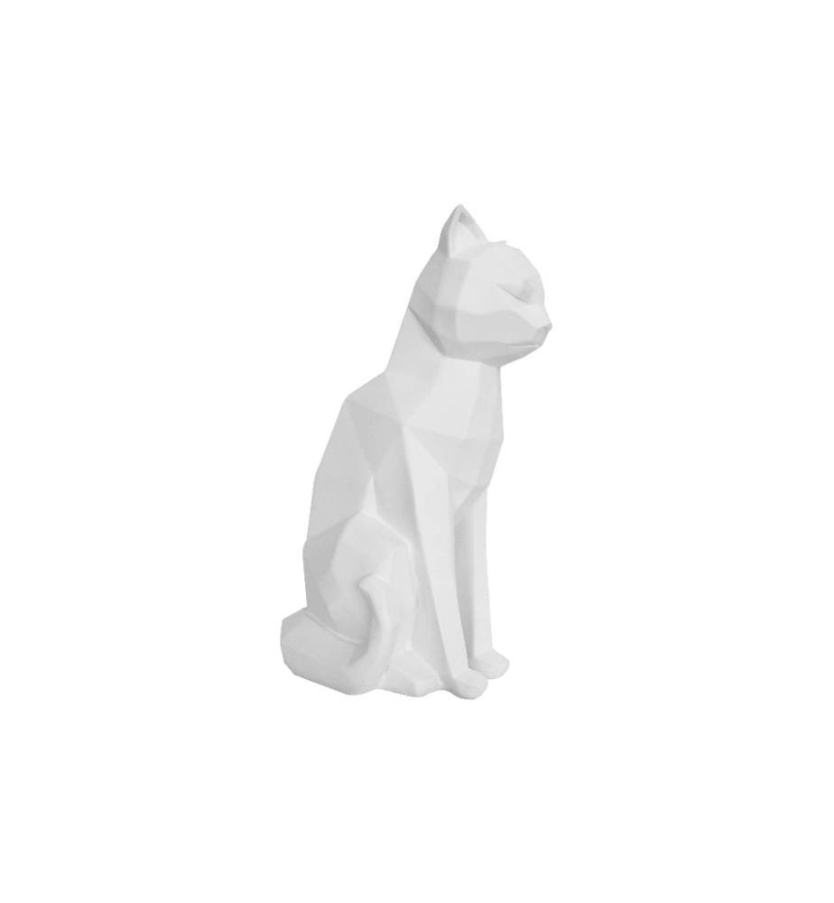 PRESENT TIME - Installateur Origami Chat, Blanc, 1 pièce
