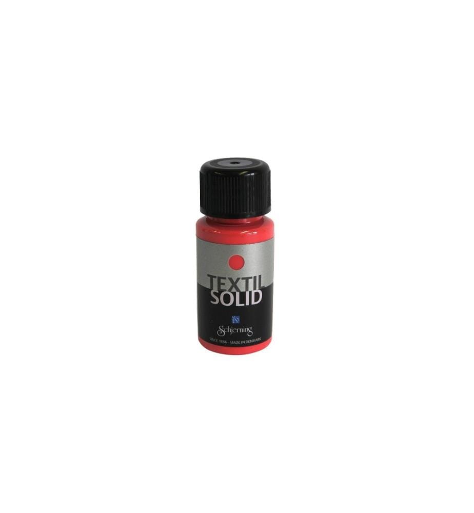 SCHJERNING - Peinture pour textile Solid 50 ml, rouge