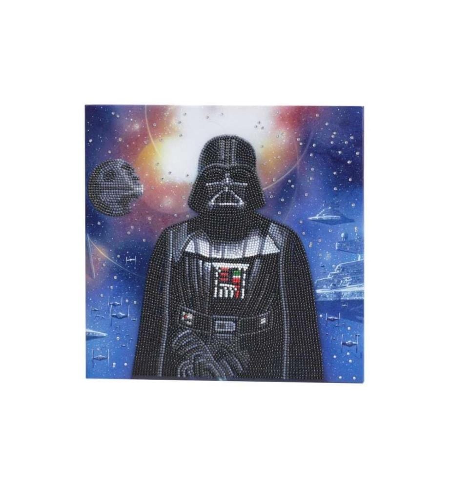 CRAFT BUDDY - Kits de bricolage Crystal Art Darth Vader 30 x 30 cm