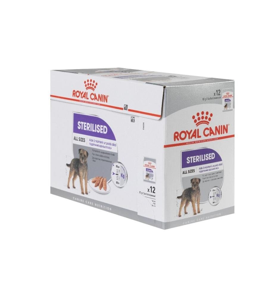 ROYAL CANIN - Alimentation humide Care Nutrition Mousse stérilisée, 12 x 85g