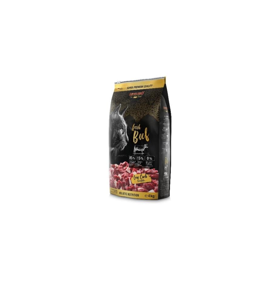 LEONARDO CAT FOOD - Alimentation sèche Fresh Bœuf, 4 kg
