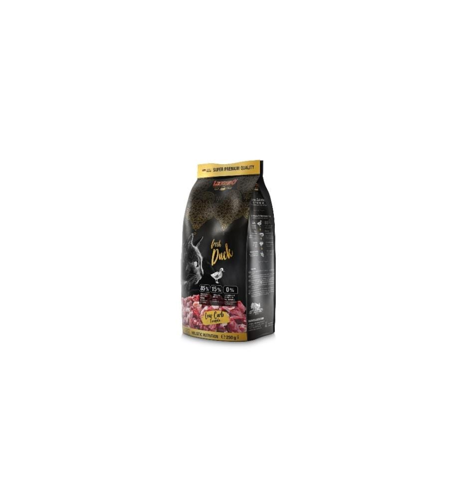 LEONARDO CAT FOOD - Alimentation sèche Fresh Canard, 250 g