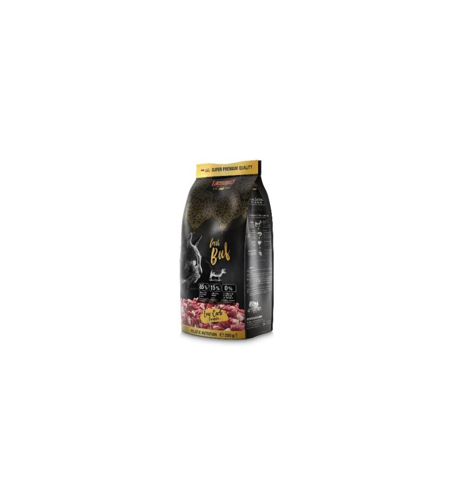 LEONARDO CAT FOOD - Alimentation sèche Fresh Bœuf, 250 g