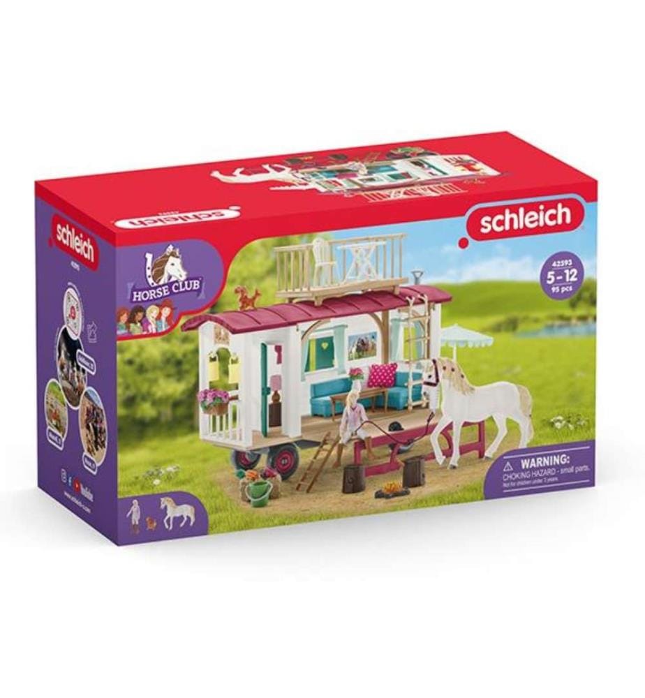 SCHLEICH - Caravane pour les rencontre secrétes, 33x23x13cm