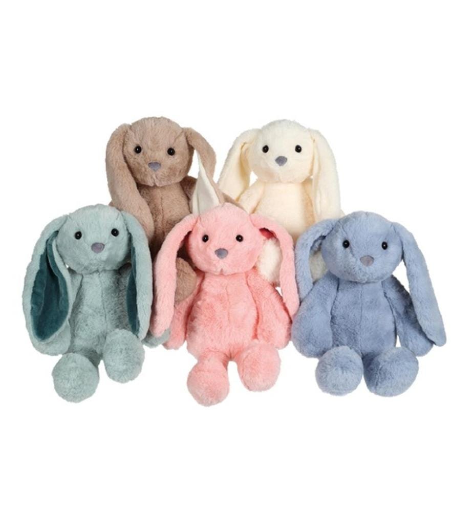 GIPSY - Lapin 28cm assortis, en peluche, 5-fois assortis - Coloris Aléatoire