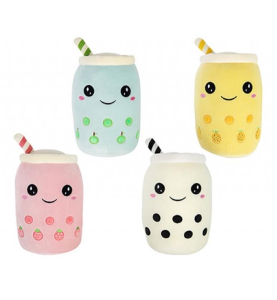 Boba Bubble Tea 20cm ass., 4-fois assortis - Coloris Aléatoire