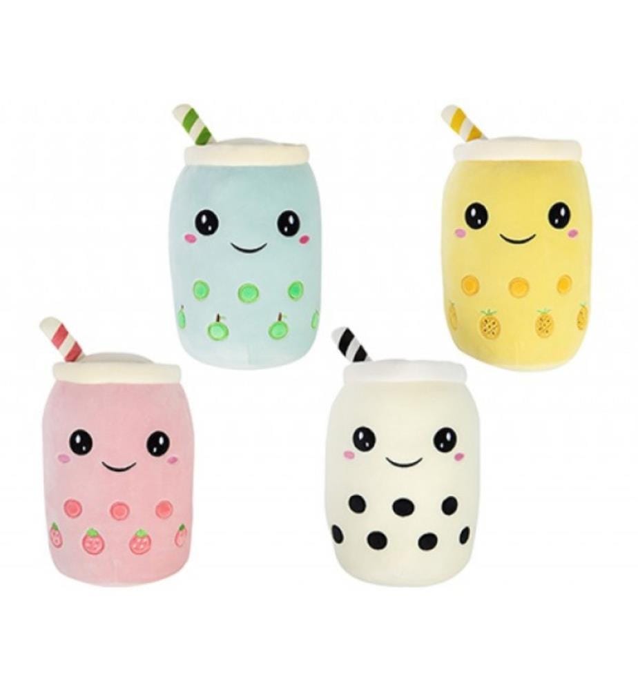 Boba Bubble Tea 25cm ass., 4-fois assortis - Coloris Aléatoire