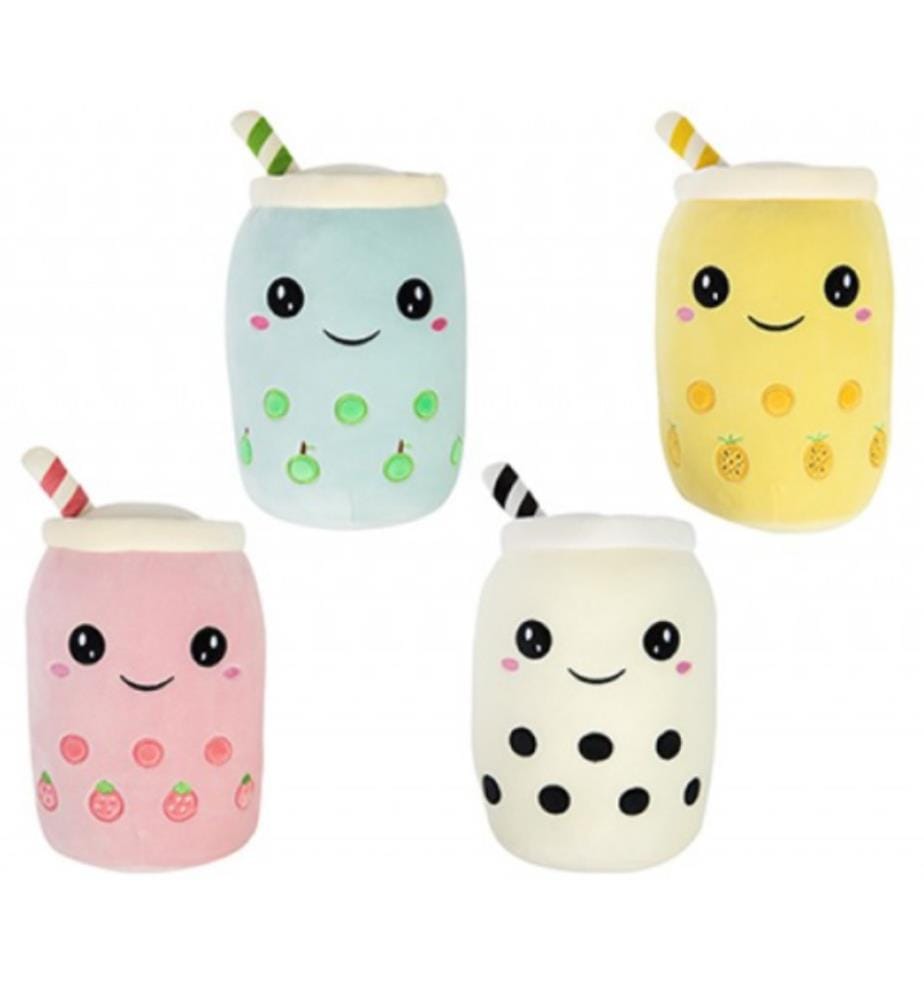 Boba Bubble Tea 30cm ass., 4-fois assortis - Coloris Aléatoire