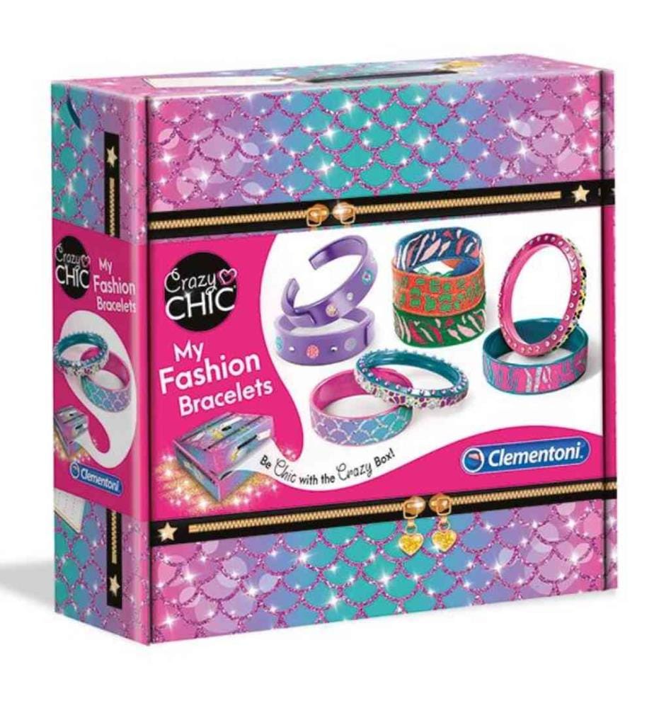 CLEMENTONI - Crazy Chic My Fashion Bracelets D/F/I, multilingual