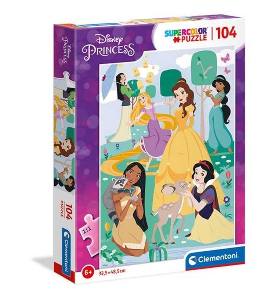 CLEMENTONI - Puzzle Princess 104 pcs., 48.5 x 33.5