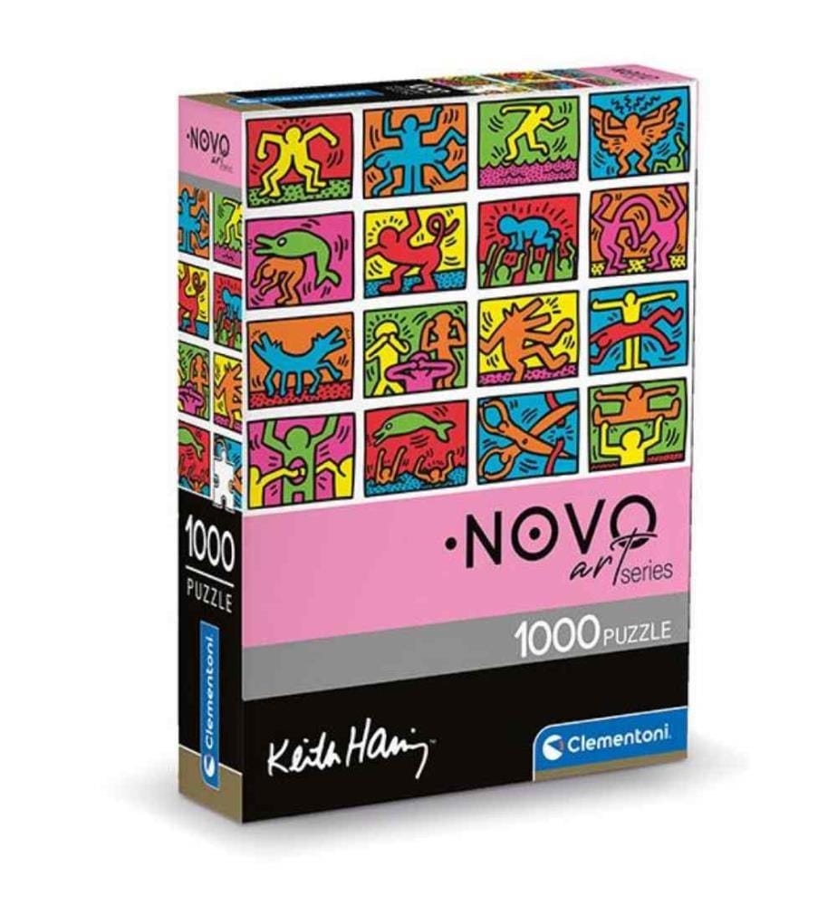 CLEMENTONI - Puzzle Keith Haring 1000 pcs., 70x50cm